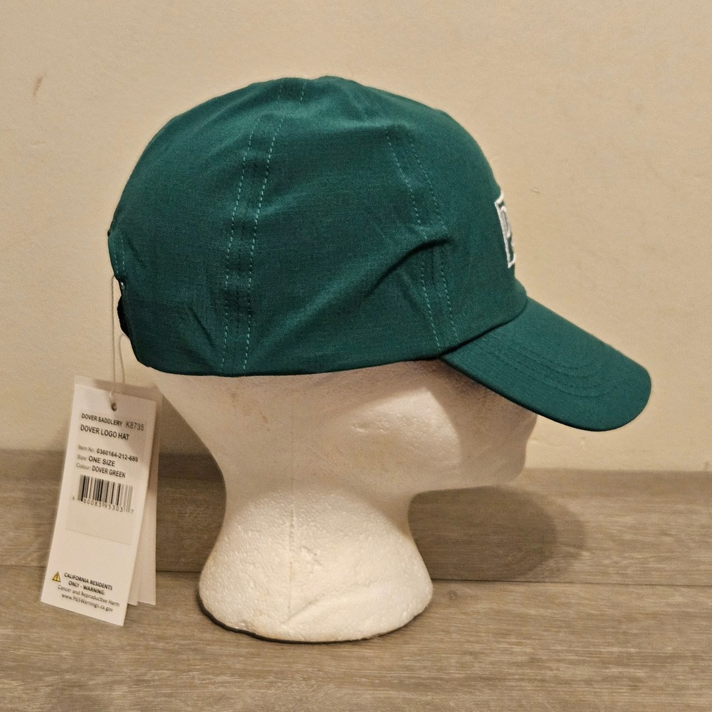 Dover Saddlery Stride Logo Hat Dover Green Performance Wicking Cap K8735 OS - Picture 2 of 7